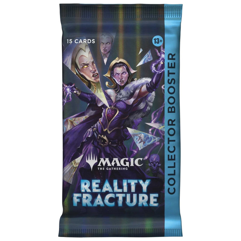 Card game booster pack for 'Magic: The Gathering' titled 'Reality Fracture' on a white background.
