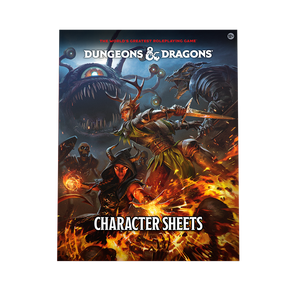 Dungeons & Dragons Character Sheets 2024 pack with official layout.
