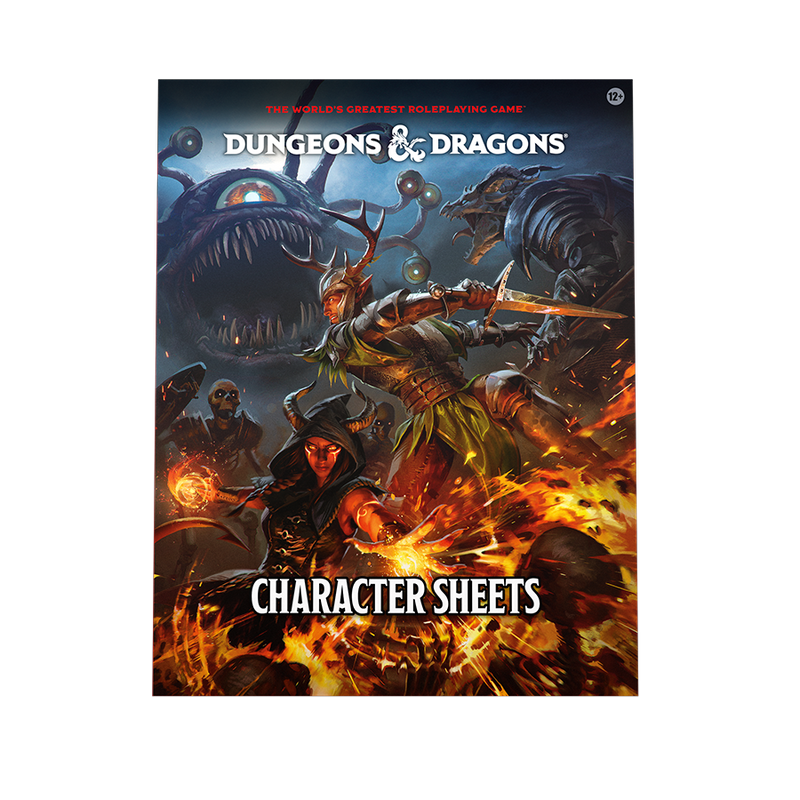 Dungeons & Dragons Character Sheets 2024 pack with official layout.