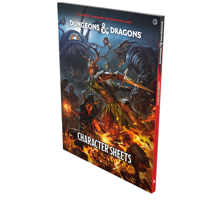 Dungeons & Dragons Character Sheets 2024 pack with official layout.