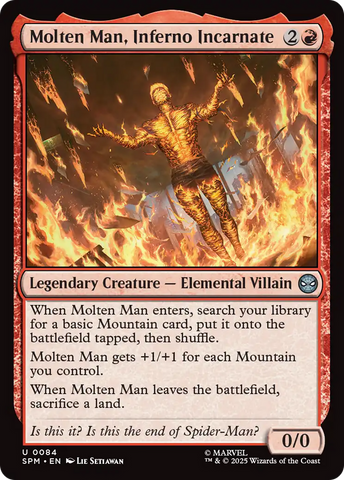 Molten Man, Inferno Incarnate [Marvel's Spider-Man]