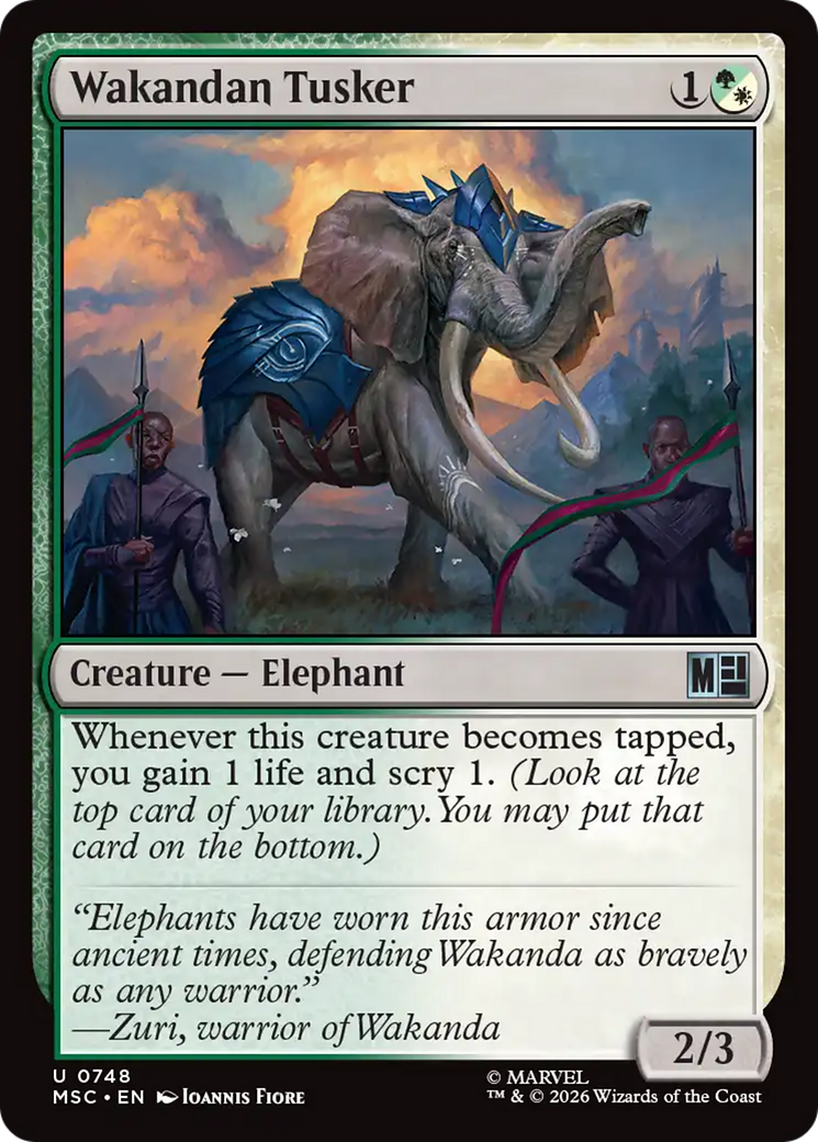Wakandan Tusker [Marvel Super Heroes Commander]