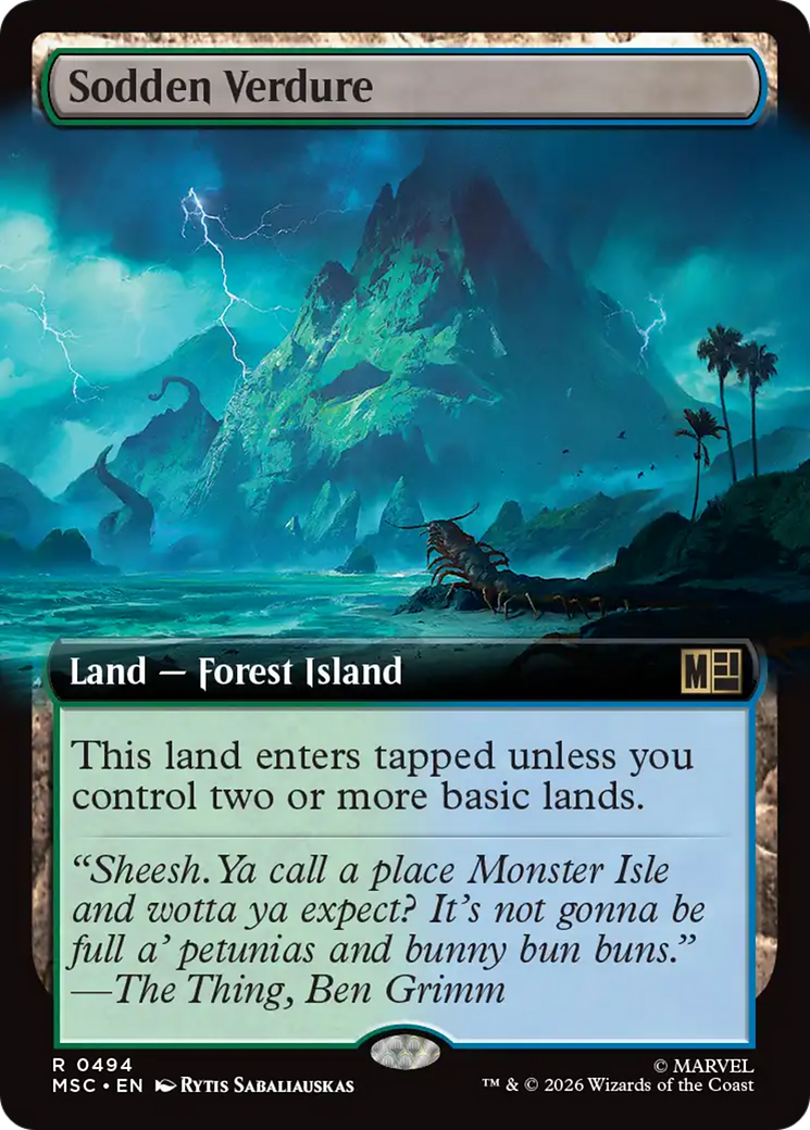 Sodden Verdure (Extended Art) [Marvel Super Heroes Commander]