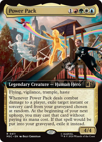 Power Pack (Extended Art) [Marvel Super Heroes Commander]
