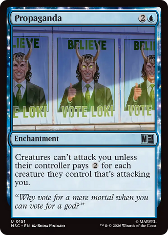 Propaganda (Surge Foil) [Marvel Super Heroes Commander]