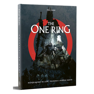 Book titled 'The One Ring' with a dark cover featuring a red circle and text.