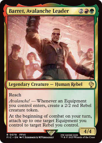 Barret, Avalanche Leader [FINAL FANTASY Commander]