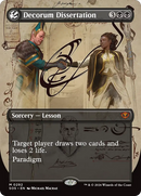 Decorum Dissertation (Borderless) [Secrets of Strixhaven]