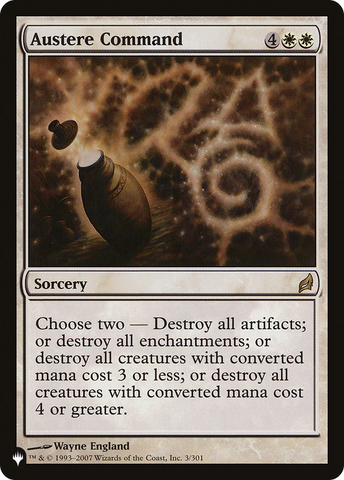 Austere Command (Surge Foil) [Marvel Super Heroes Commander]