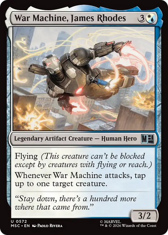 War Machine, Avenging Arsenal (Surge Foil) [Marvel Super Heroes Commander]