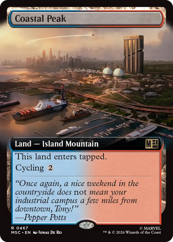 Coastal Peak (Extended Art) [Marvel Super Heroes Commander]