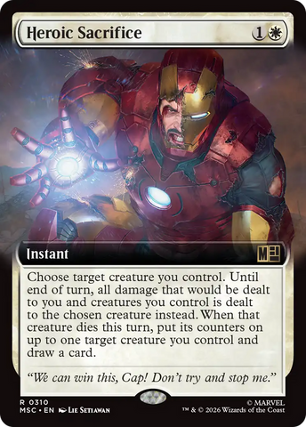Heroic Sacrifice (Extended Art) [Marvel Super Heroes Commander]