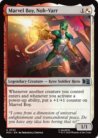 Marvel Boy, Noh-Varr [Marvel Super Heroes Commander]