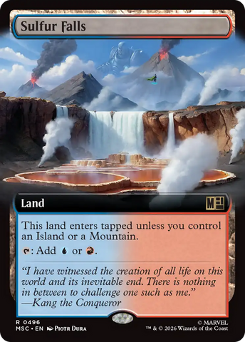 Sulfur Falls (Extended Art) [Marvel Super Heroes Commander]