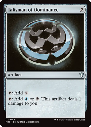 Talisman of Dominance [Reality Fracture Commander]