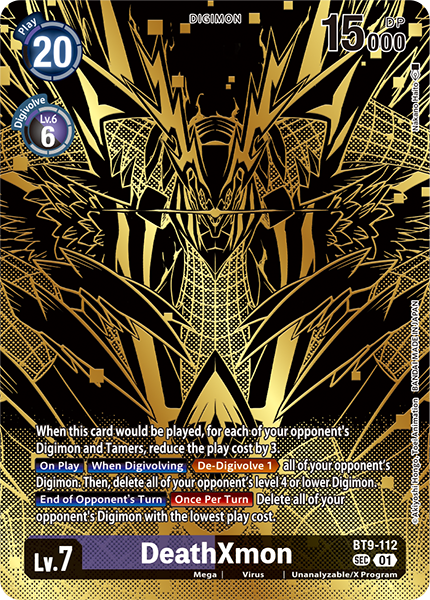 DeathXmon [BT9-112] (Tamer's Evolution Box -Rise of Digimon-) [X Record]