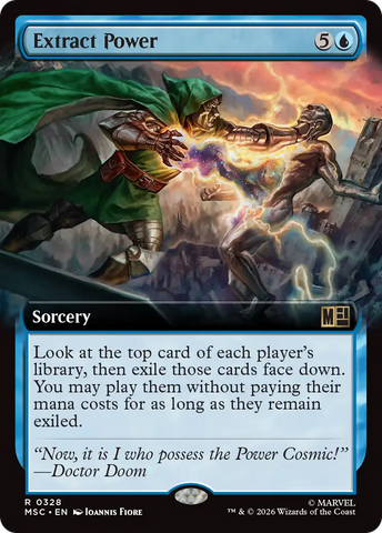 Extract Power (Extended Art) [Marvel Super Heroes Commander]