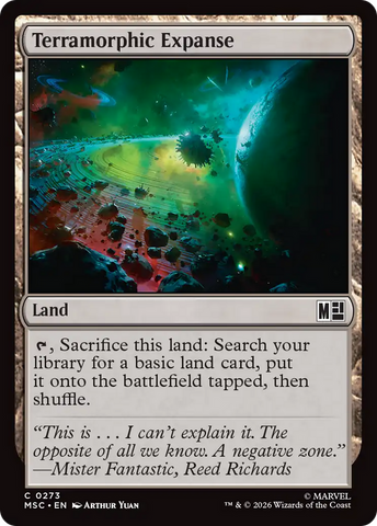 Terramorphic Expanse (0273) (Surge Foil) [Marvel Super Heroes Commander]