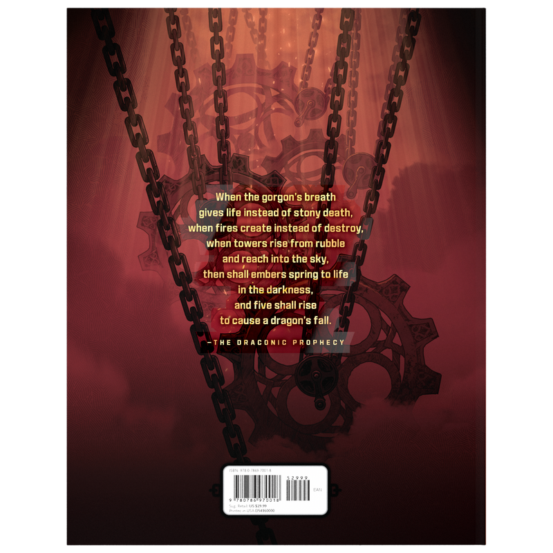 Dungeons & Dragons Eberron: Forge of the Artificer alternate cover book with unique Eberron artwork.