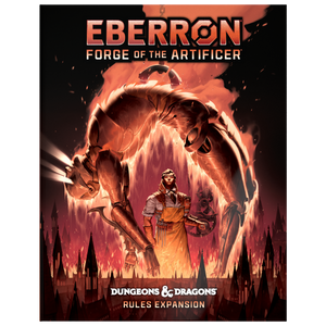 Dungeons & Dragons Eberron: Forge of the Artificer alternate cover book with unique Eberron artwork.