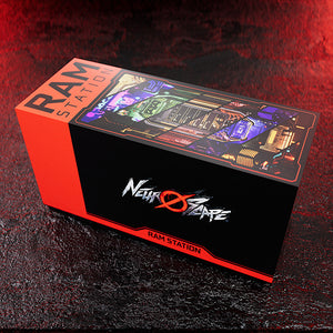 Neuroscape Genesis Unlimited RAM Station packaging featuring official Genesis artwork.