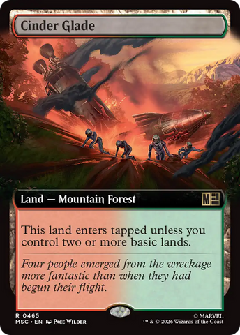 Cinder Glade (Extended Art) [Marvel Super Heroes Commander]