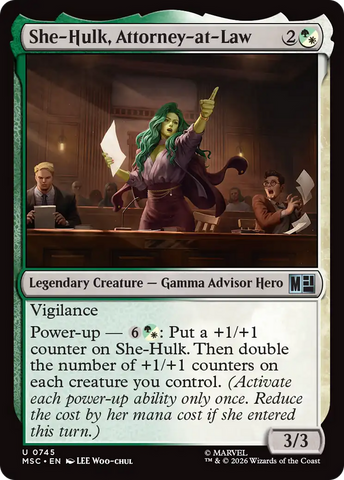 She-Hulk, Wallbreaker (Surge Foil) [Marvel Super Heroes Commander]