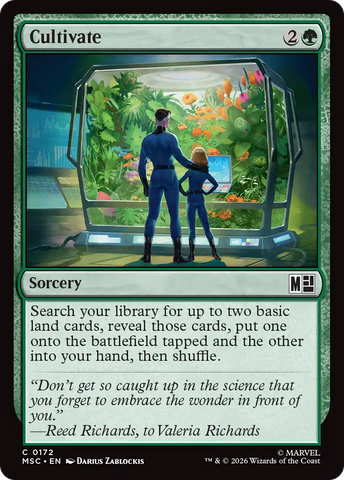 Cultivate (Surge Foil) [Marvel Super Heroes Commander]