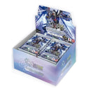 Gundam trading card game booster pack with character illustration on a white background