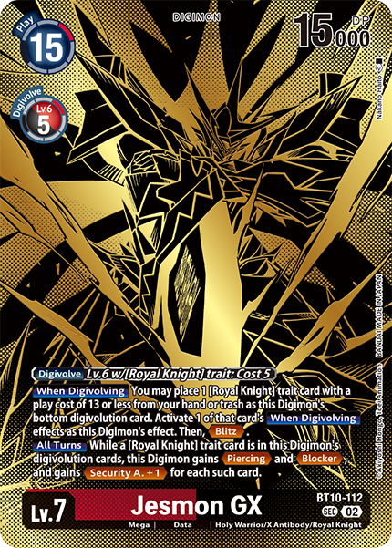 Jesmon GX [BT10-112] (Tamer's Evolution Box -Rise of Digimon-) [Xros Encounter]