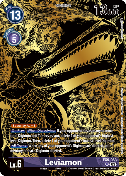 Leviamon [EX5-063] (Tamer's Evolution Box -Rise of Digimon-) [Animal Colosseum Promos]