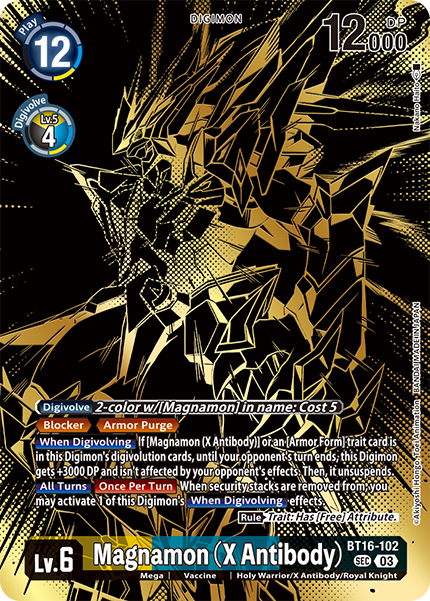 Magnamon [BT16-102] (X Antibody) (Tamer's Evolution Box -Rise of Digimon-) [Beginning Observer Promos]
