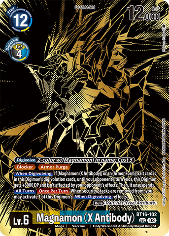 Magnamon [BT16-102] (X Antibody) (Tamer's Evolution Box -Rise of Digimon-) [Beginning Observer Promos]