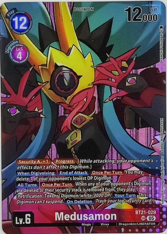 Medusamon [BT21-029] (Digimon Liberator Debuggers Set) [World Convergence]