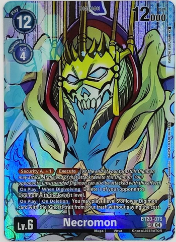 Necromon [BT20-079] (Digimon Liberator Debuggers Set) [Release Special Booster Ver.2.5 Promos]