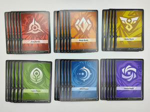 36 Riftbound rune cards.