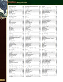 List of monster entries from a game or book, with a dark background and gold text.