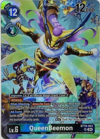 QueenBeemon [BT19-053] (Digimon Liberator Debuggers Set) [Release Special Booster Ver.2.0]