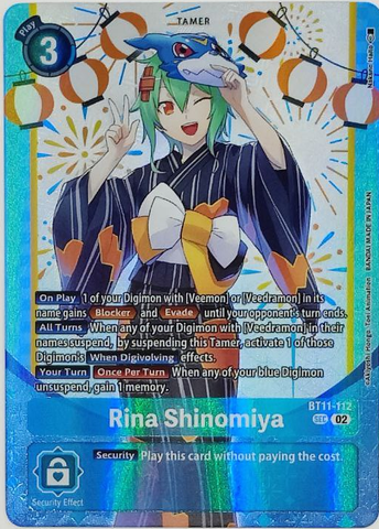 Rina Shinomiya [BT11-112] (Premium Heroines Set Ver.2) [Dimensional Phase]