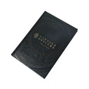 Black book titled 'Candela Obscura' on a white background