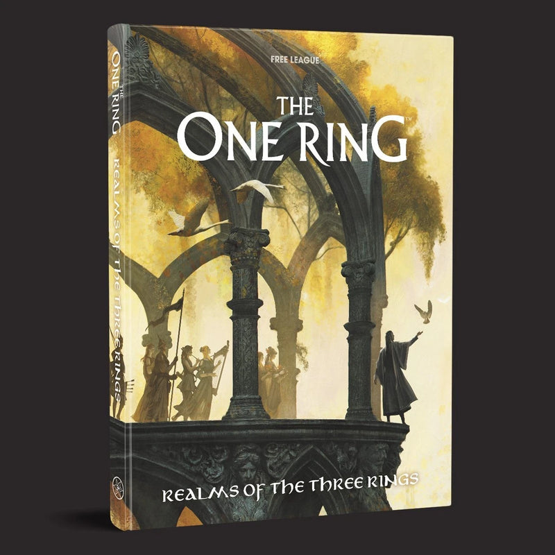 Book cover of 'The One Ring' with architectural design and silhouette figures.