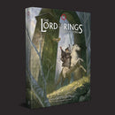 Book cover of 'The Lord of the Rings' Roleplaying Game on a dark background