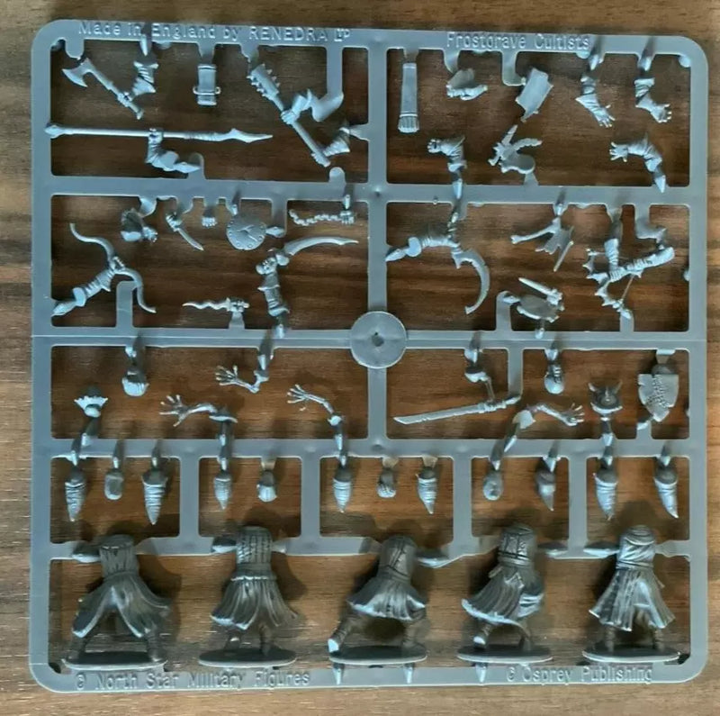 Frostgrave Cultists Sprue + Bases