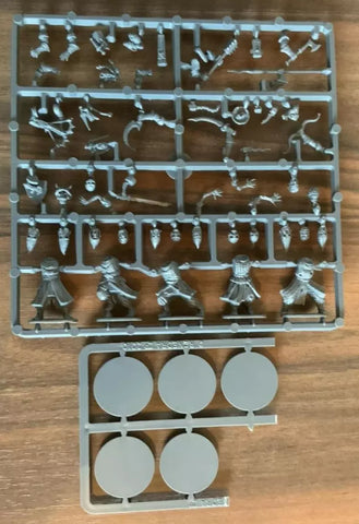 Frostgrave Cultists Sprue + Bases