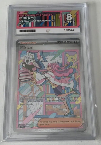 Miriam 251/198 (Grade 8 Near Mint - Ace Grading) Scarlet & Violet