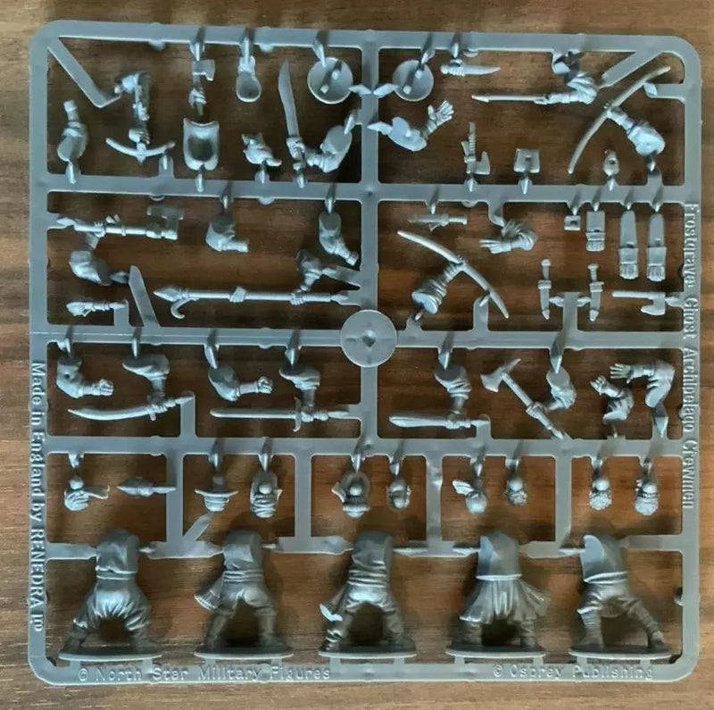 Frostgrave Crewmen Archipelago Crewmen Sprue + Bases