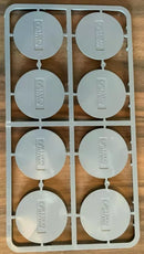 Bolt Action 8x Lipped Round 40mm Bases Sprue