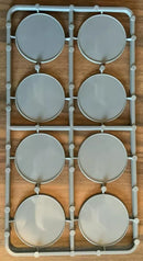 Bolt Action 8x Lipped Round 40mm Bases Sprue