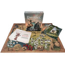 Lord of the Rings roleplaying game starter set with map and miniatures on a white background