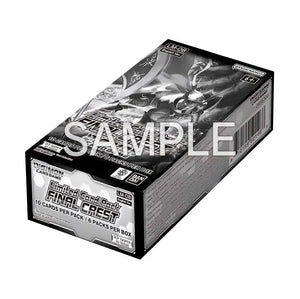 Digimon Limited Card Pack Final Crest booster box packaging.